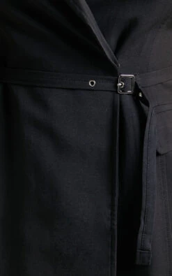 Showpo Roula Wrap Front Mini Blazer Dress In Black 19 Showpo Roula Wrap Front Mini Blazer Dress In Black -Showpo Women's Clothing Store 9Roula Mini Blazer Dress with Wrap Front in Black 2528SD22010092022529 11