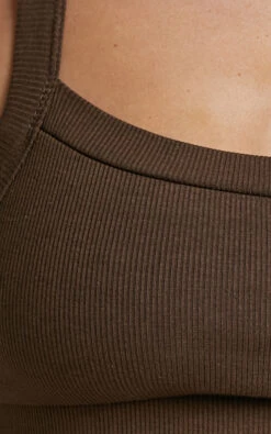 Showpo Adleigh Ribbed Bralette In Chocolate 9 Showpo Adleigh Ribbed Bralette In Chocolate -Showpo Women's Clothing Store Adleigh Ribbed Bralette in Chocolate 2528ST22010045022529 5
