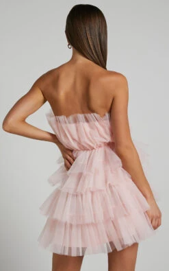 Showpo Allora Tiered Tulle Fit And Flare Mini Dress In Pale Pink 16 Showpo Allora Tiered Tulle Fit And Flare Mini Dress In Pale Pink -Showpo Women's Clothing Store Allora Tiered Tulle Fit and Flare Mini Dress in Pale Pink 7