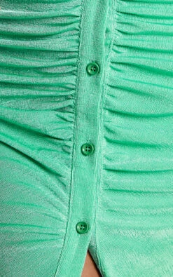 Showpo Almida Collared Button Down Dress In Green 17 Showpo Almida Collared Button Down Dress In Green -Showpo Women's Clothing Store Almida Collared Button Down Dress in Green 2528SD21100142022529 13