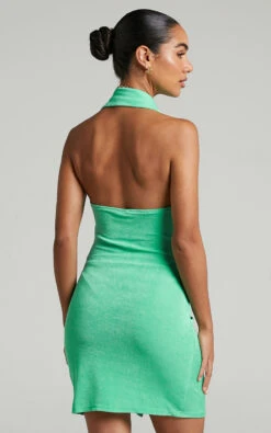 Showpo Almida Collared Button Down Dress In Green 13 Showpo Almida Collared Button Down Dress In Green -Showpo Women's Clothing Store Almida Collared Button Down Dress in Green 2528SD21100142022529 5