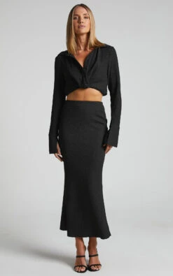 Showpo Althea Midi Skirt In Black 12 Showpo Althea Midi Skirt In Black -Showpo Women's Clothing Store Althea Midi Skirt in Black