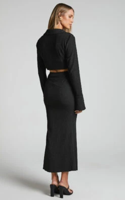 Showpo Althea Midi Skirt In Black 14 Showpo Althea Midi Skirt In Black -Showpo Women's Clothing Store Althea Midi Skirt in Black 6