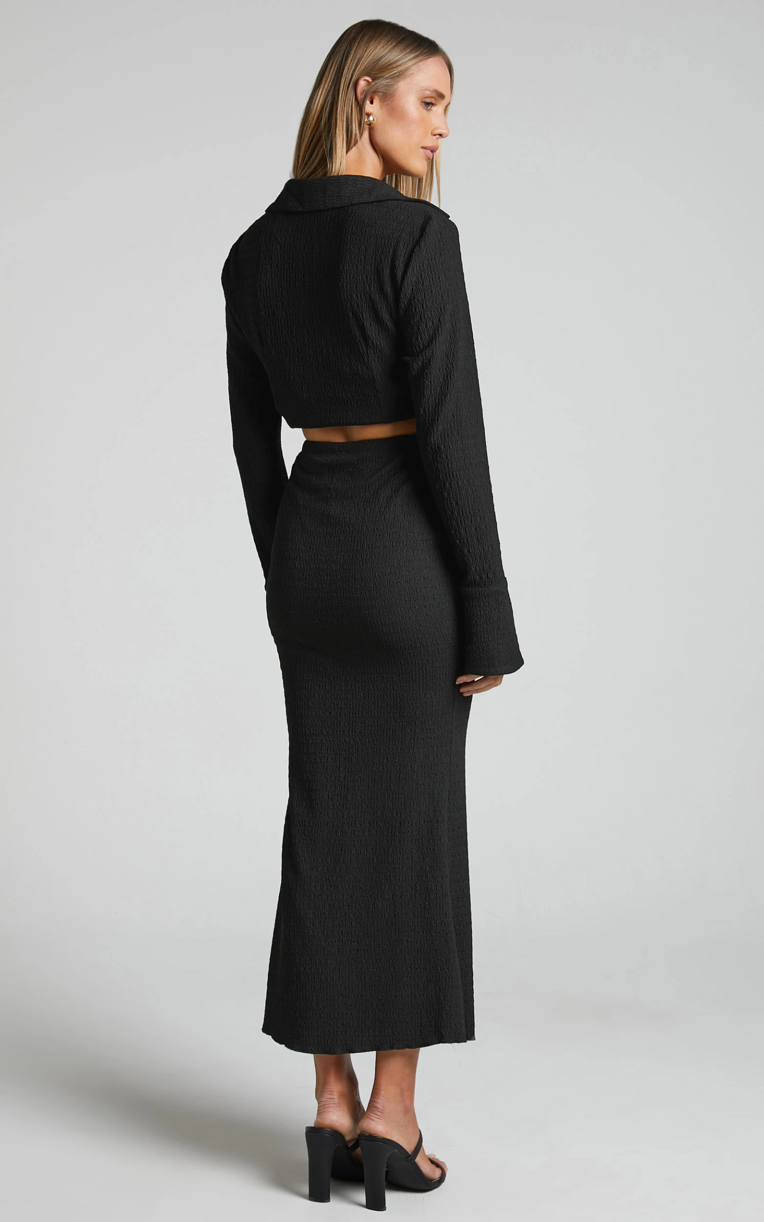 Showpo Althea Midi Skirt In Black 7 Showpo Althea Midi Skirt In Black - Image 7