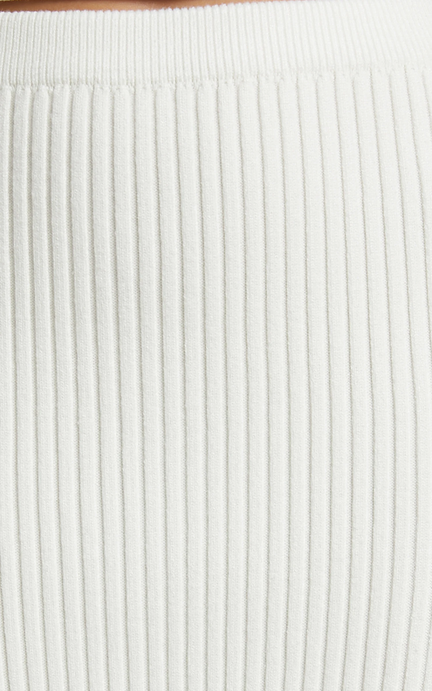 Showpo Andalucia Ribbed Side Split Midi Skirt In Cream 9 Showpo Andalucia Ribbed Side Split Midi Skirt In Cream - Image 9