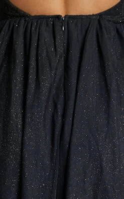 Showpo Angelina Plunge Neck Glitter Maxi Dress In Black 13 Showpo Angelina Plunge Neck Glitter Maxi Dress In Black -Showpo Women's Clothing Store Angelina Plunge Neck Glitter Maxi Dress in Black 2528SD22060085012529 4