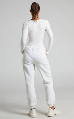 Showpo Annie Fleece Track Pants In Grey Marle -Showpo Women's Clothing Store Annie Fleece Track Pant in Grey Marle 2528SB22040033032529 2