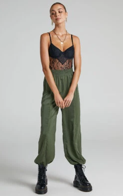 Showpo Antonella High Waisted Elasticated Pant In Olive 14 Showpo Antonella High Waisted Elasticated Pant In Olive -Showpo Women's Clothing Store Antonella Elasticated Pant in Olive 2528SB22030014022529 7