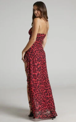 Showpo Antonina Printed Chain Halter Maxi Dress In Red 8 Showpo Antonina Printed Chain Halter Maxi Dress In Red -Showpo Women's Clothing Store Antonina Halter Maxi Dress in Hot Pink 2528SD22030074012529 5