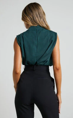 Showpo Arianae High Neck Top In Forest Green 14 Showpo Arianae High Neck Top In Forest Green -Showpo Women's Clothing Store Arianae High Neck Top in Forest Green 6