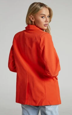 Showpo Ashesha Tailored Suiting Blazer In Oxy Fire 14 Showpo Ashesha Tailored Suiting Blazer In Oxy Fire -Showpo Women's Clothing Store Ashesha Tailored Suiting Blazer in Oxy Fire 2528SO21120001052529 3