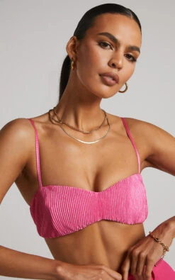 Showpo Beca Bralette - Plisse Sweetheart Bralette In Hot Pink 11 Showpo Beca Bralette - Plisse Sweetheart Bralette In Hot Pink -Showpo Women's Clothing Store Beca Plisse Bralette in Hot Pink 2528ST22090020022529 7