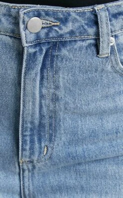 Showpo Billie High Waisted Recycled Cotton Distressed Mom Jeans In Mid Blue Wash 13 Showpo Billie High Waisted Recycled Cotton Distressed Mom Jeans In Mid Blue Wash -Showpo Women's Clothing Store Billie Distressed Mum Jeans in Mid Blue Wash 2528SB22010034012529 5