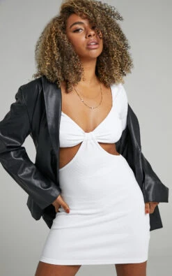 Showpo Blanchett Long Sleeve Mini Dress In Off White 11 Showpo Blanchett Long Sleeve Mini Dress In Off White -Showpo Women's Clothing Store Blanchett Long Sleeve Mini Dress in Off White 2528SD21070091022529 12