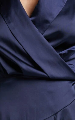 Showpo Breeana Wrap Mini Dress In Navy 17 Showpo Breeana Wrap Mini Dress In Navy -Showpo Women's Clothing Store Breeana Wrap Mini Dress in Navy 7