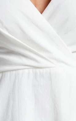 Showpo Brighton Puff Sleeve Ruffle Mini Dress In White 17 Showpo Brighton Puff Sleeve Ruffle Mini Dress In White -Showpo Women's Clothing Store Brighton Puff Sleeve Ruffle Mini Dress in White 7