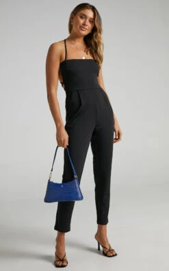 Showpo Brinkley Strappy Open Back Jumpsuit In Black 12 Showpo Brinkley Strappy Open Back Jumpsuit In Black -Showpo Women's Clothing Store Brinkley Strappy Open Back Jumpsuit in Black SP21010005 41