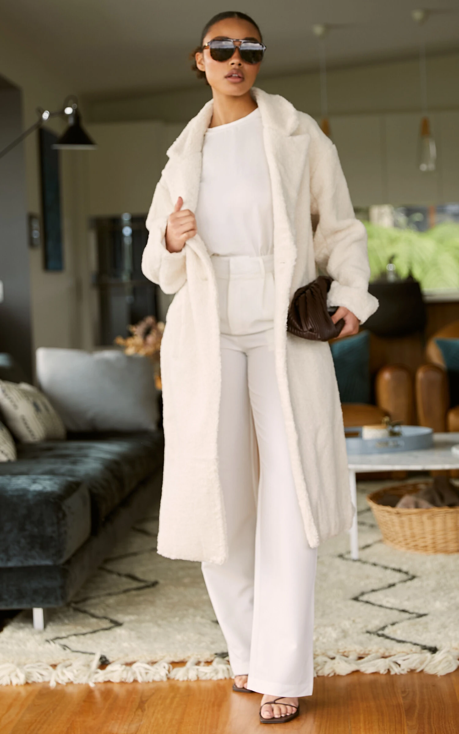 Showpo Cielito Longline COATIGAN In Cream 7 Showpo Cielito Longline COATIGAN In Cream - Image 7