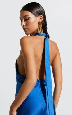 Showpo Clarabelle Halter Neck Thigh Slit Midi Dress In Cobalt Blue 11 Showpo Clarabelle Halter Neck Thigh Slit Midi Dress In Cobalt Blue -Showpo Women's Clothing Store Capture 714