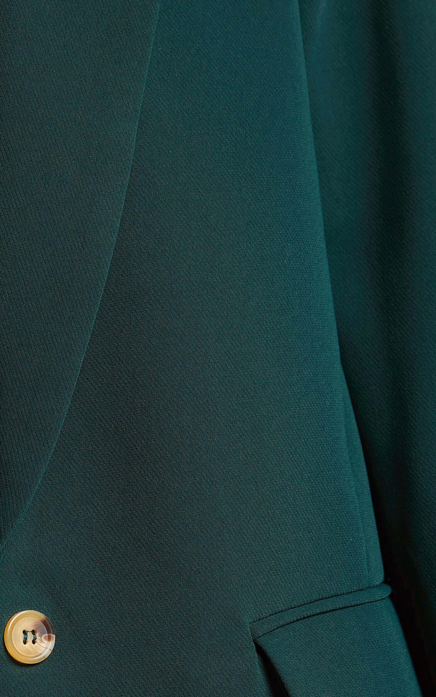 Showpo Caralina Blazer - Oversized Single Breasted Blazer In Forest Green - Image 9