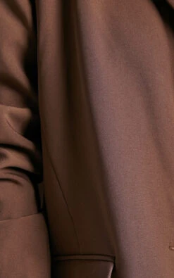 Showpo Caralina Blazer - Oversized Single Breasted Blazer In Chocolate 17 Showpo Caralina Blazer - Oversized Single Breasted Blazer In Chocolate -Showpo Women's Clothing Store Caralina Oversized Blazer in Chocolate SO2106003301 10