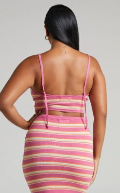 Showpo Carinata Knit Camisole Top In Carinata Stripe 16 Showpo Carinata Knit Camisole Top In Carinata Stripe -Showpo Women's Clothing Store Carinata Knit Camisole Top in Multi Stripe 2528ST22010008012529 7