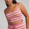 Showpo Carinata Knit Camisole Top In Carinata Stripe