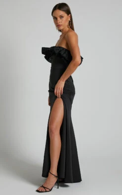 Showpo Cassius Off Shoulder Ruffle Ball Gown Dress In Black 12 Showpo Cassius Off Shoulder Ruffle Ball Gown Dress In Black -Showpo Women's Clothing Store Cassius Off Shoulder Ruffle Ball Gown Dress in Black 4