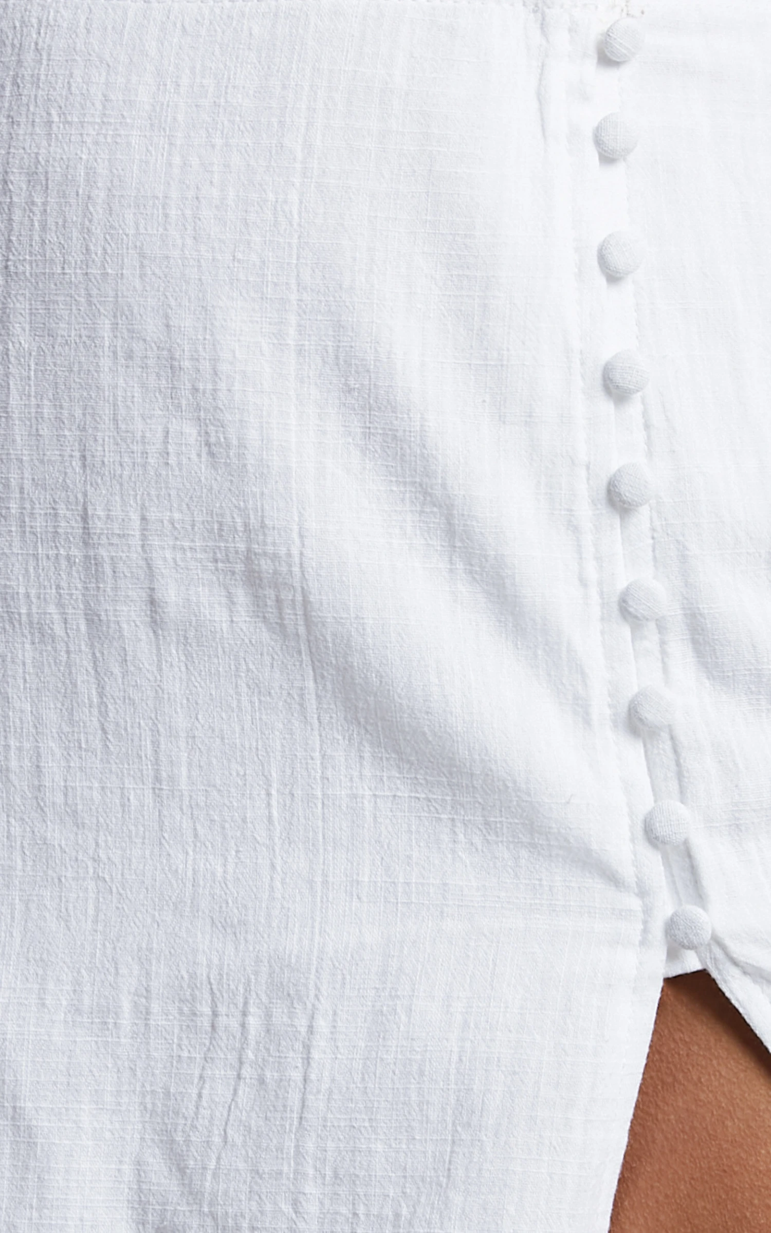 Showpo Celinna Mini Skirt - Button Through Skirt In White 8 Showpo Celinna Mini Skirt - Button Through Skirt In White - Image 8