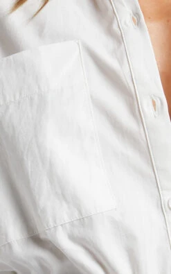 Showpo Chaemay Long Sleeve Shirt In White -Showpo Women's Clothing Store Chaemay Long Sleeve Shirt in White 7