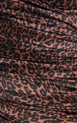 Showpo Cherrie Fixed Wrap Ruched Bodycon Mini Dress In Winter Wild 15 Showpo Cherrie Fixed Wrap Ruched Bodycon Mini Dress In Winter Wild -Showpo Women's Clothing Store Cherrie Ruched Bodycon Mini Dress in Winter Wild 2528SD22030079012529 4