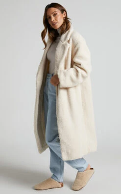 Showpo Cielito Longline COATIGAN In Cream 11 Showpo Cielito Longline COATIGAN In Cream -Showpo Women's Clothing Store Cielito longline COATIGAN in Cream 2