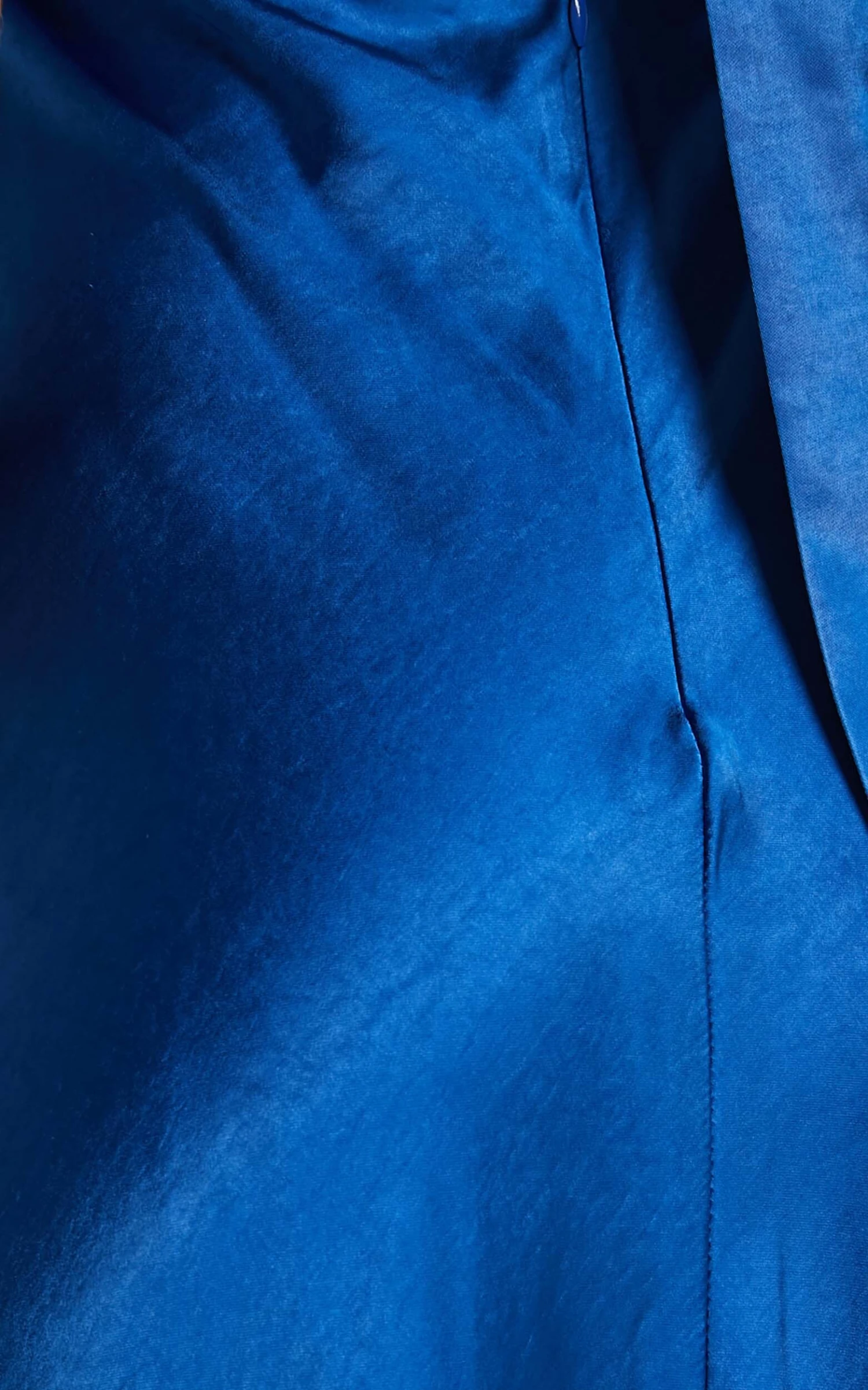 Showpo Clarabelle Halter Neck Thigh Slit Midi Dress In Cobalt Blue 9 Showpo Clarabelle Halter Neck Thigh Slit Midi Dress In Cobalt Blue - Image 9