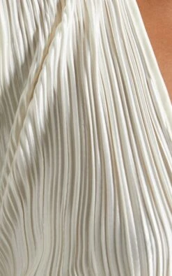 Showpo Crystal Plisse Cross Front Top In Cream -Showpo Women's Clothing Store Crystal Plisse Cross Front Top in Cream 2528ST21120022022529 10