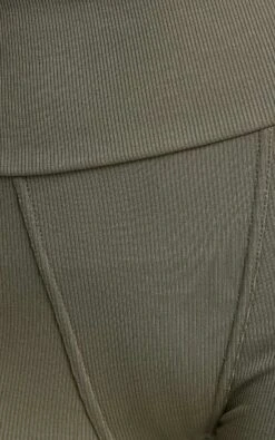 Showpo Dariko Ribbed Leggings In Khaki 9 Showpo Dariko Ribbed Leggings In Khaki -Showpo Women's Clothing Store Dariko Ribbed Leggings in Khaki 2528SB22010019072529 5