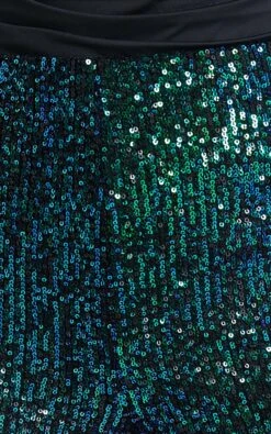 Showpo Deliza Mid Waisted Sequin Flare Pants In Mermaid Teal -Showpo Women's Clothing Store Deliza Mid Waisted Sequin Flare Pants in Mermaid Teal 6