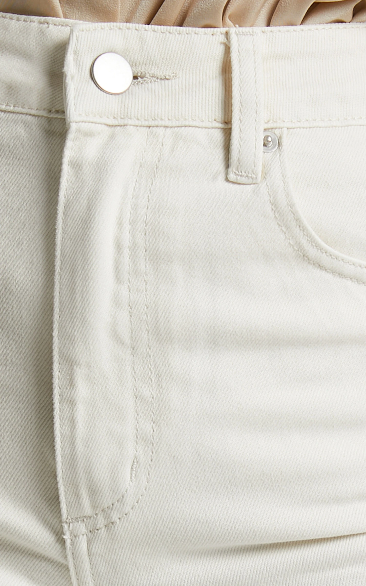 Showpo Dexter High Waisted Straight Leg Denim Jeans In Ecru 7 Showpo Dexter High Waisted Straight Leg Denim Jeans In Ecru - Image 7