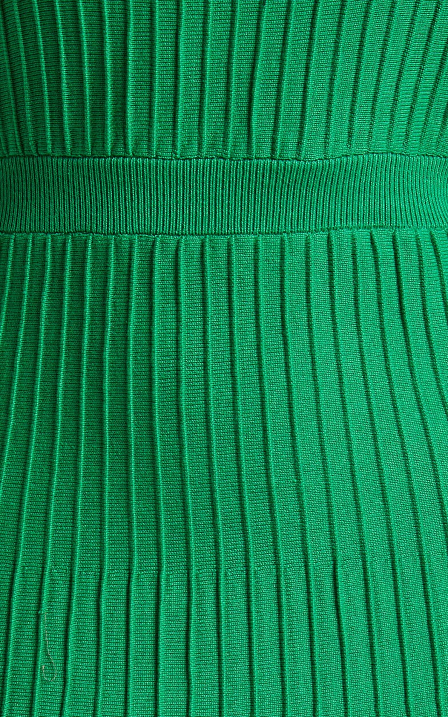 Showpo Donissa Midi Dress - Panelled Knit Dress In Green 7 Showpo Donissa Midi Dress - Panelled Knit Dress In Green - Image 7