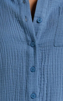 Showpo Donita Button Up Shirt In Azure Blue 17 Showpo Donita Button Up Shirt In Azure Blue -Showpo Women's Clothing Store Donita Button up Shirt in Azure Blue 9