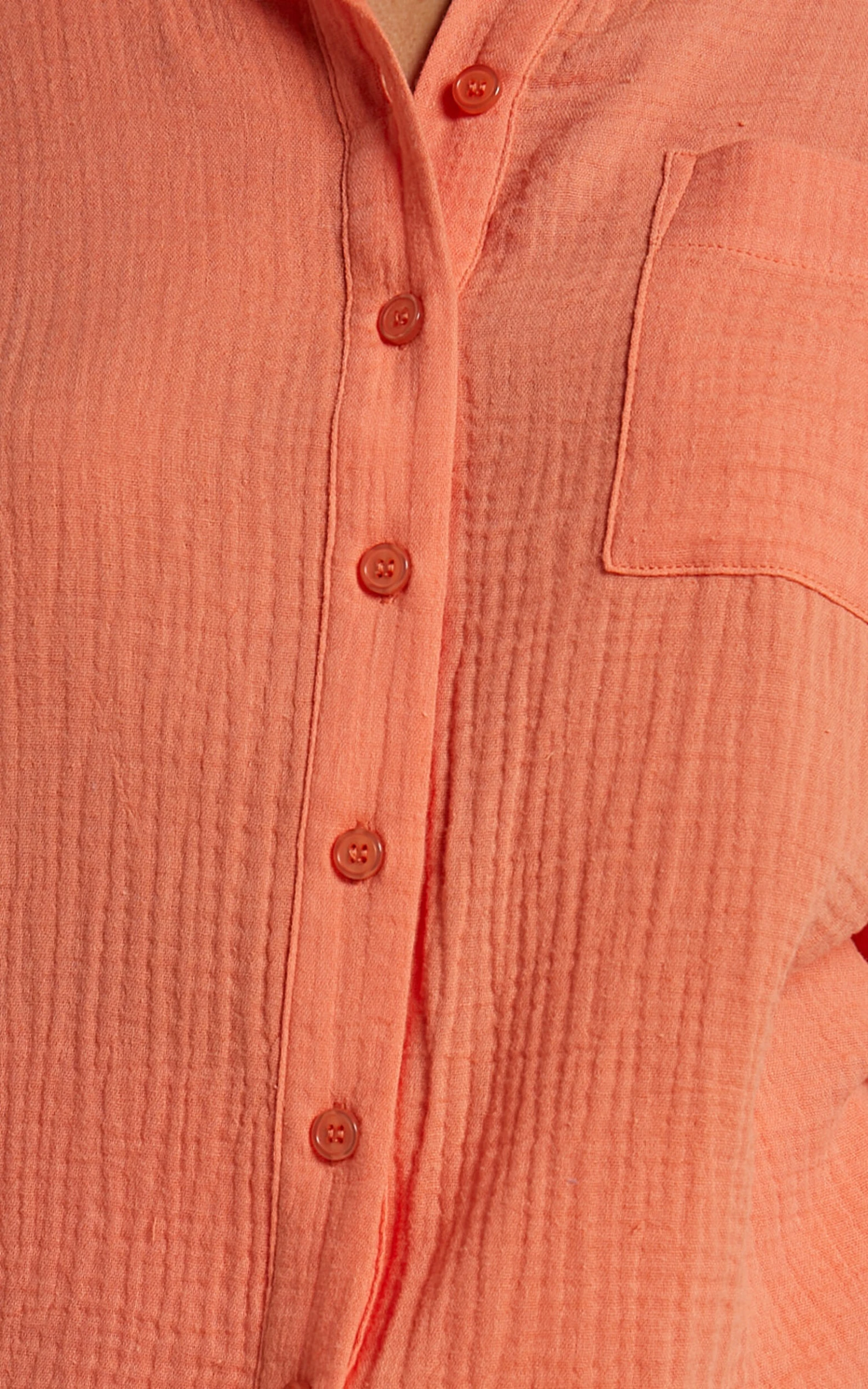 Showpo Donita Button Up Shirt In Sherbet 9 Showpo Donita Button Up Shirt In Sherbet - Image 9