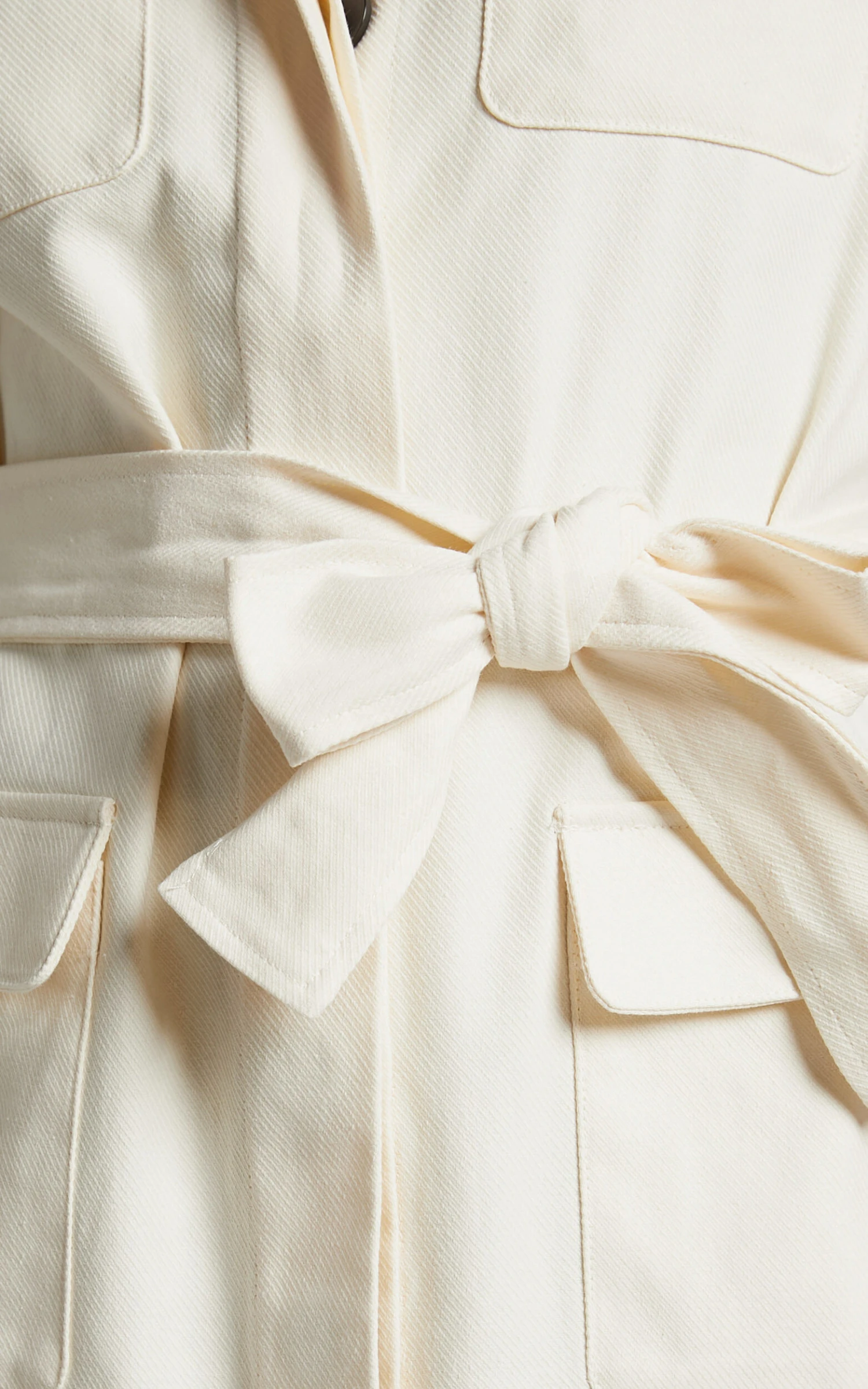 Showpo Dynalyn Wide Sleeve Utility Mini Dress In Cream 8 Showpo Dynalyn Wide Sleeve Utility Mini Dress In Cream - Image 8