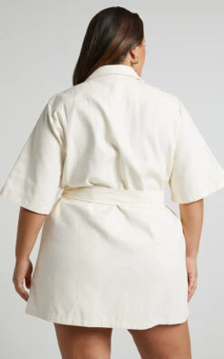 Showpo Dynalyn Wide Sleeve Utility Mini Dress In Cream 14 Showpo Dynalyn Wide Sleeve Utility Mini Dress In Cream -Showpo Women's Clothing Store Dynalyn Wide Sleeve Utility Mini Dress in Cream 9 252822529