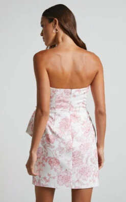 Showpo Ebielle Strapless Corset Wrap Mini Dress In Pastel Spring Floral 12 Showpo Ebielle Strapless Corset Wrap Mini Dress In Pastel Spring Floral -Showpo Women's Clothing Store Ebielle Strapless Corset Wrap Mini Dress in Pastel Spring Floral 6