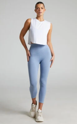 Showpo Elena Mid Length Tank In White 8 Showpo Elena Mid Length Tank In White -Showpo Women's Clothing Store Elena Mid Length Tank in White 2528ST22040033032529 1