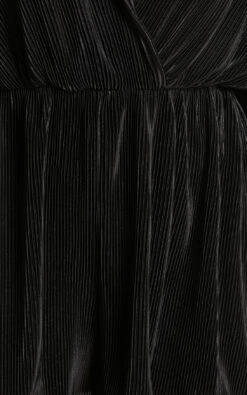 Showpo Elowen Playsuit - Plisse Collared Long Sleeve Playsuit In Black 15 Showpo Elowen Playsuit - Plisse Collared Long Sleeve Playsuit In Black -Showpo Women's Clothing Store Elowen Collared Long Sleeve Plisse Playsuit in Black 2528SP22090006022529 11