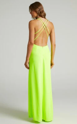 Showpo Evnika Strappy Maxi Dress With Low Back In Green 15 Showpo Evnika Strappy Maxi Dress With Low Back In Green -Showpo Women's Clothing Store Evnika Strappy Maxi Dress with Low Back in Green 2528SD21100045022529 6