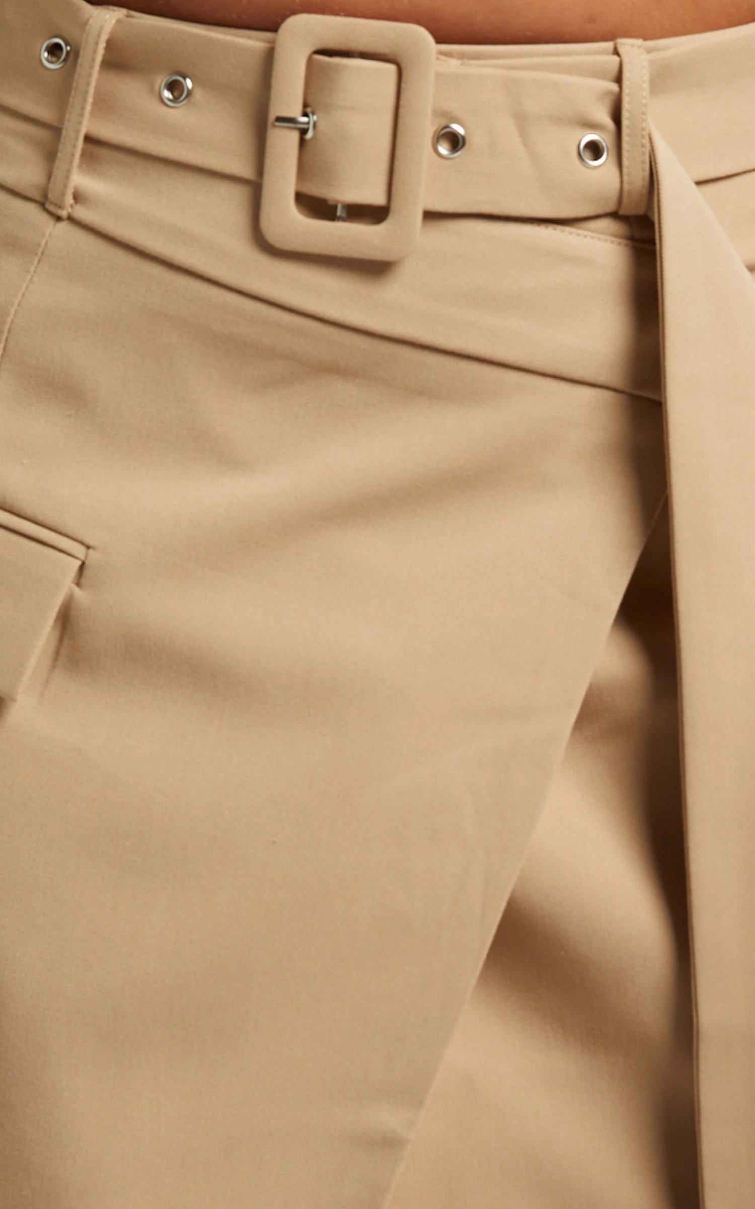 Showpo Valeria Asymmetric Mini Skirt In Camel 9 Showpo Valeria Asymmetric Mini Skirt In Camel - Image 9