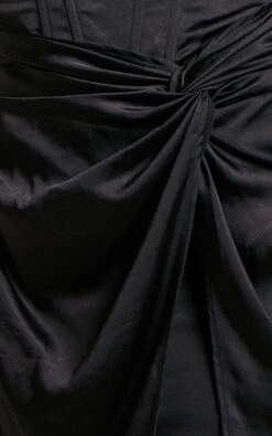 Showpo Roxzaye Mini Dress - Strapless Bustier Drape Skirt Dress In Black 15 Showpo Roxzaye Mini Dress - Strapless Bustier Drape Skirt Dress In Black -Showpo Women's Clothing Store Fabric