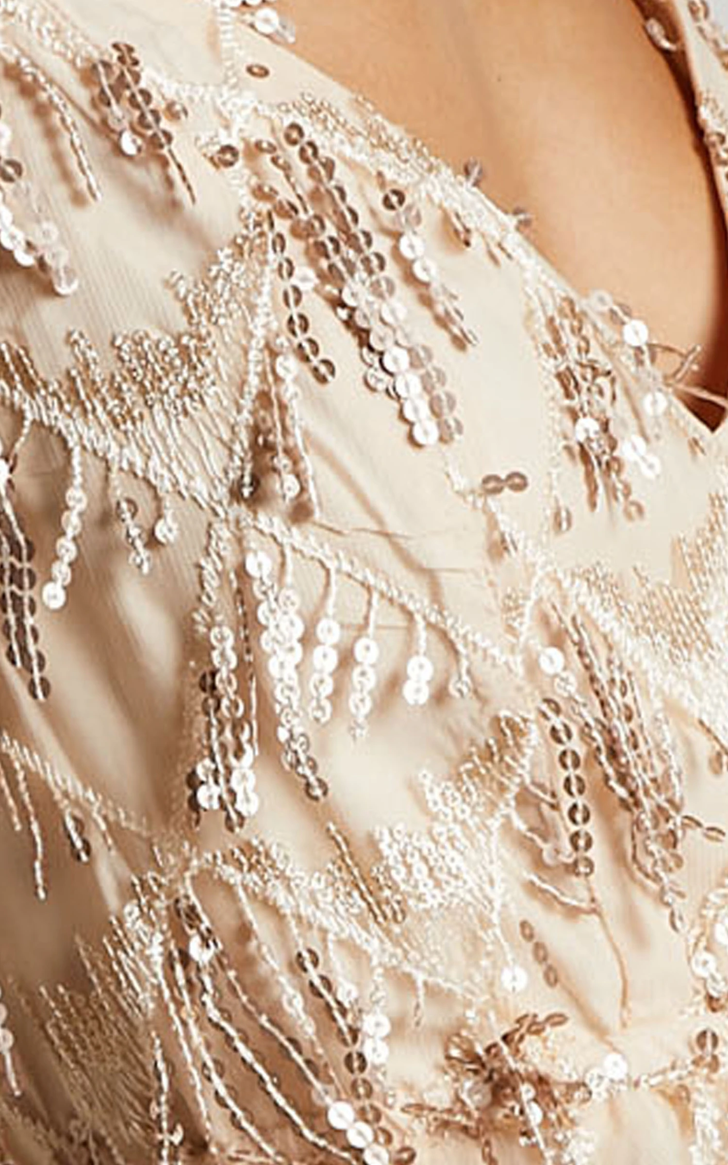 Showpo Khrizza Sequin Gathered Mini Dress In Gold 9 Showpo Khrizza Sequin Gathered Mini Dress In Gold - Image 9