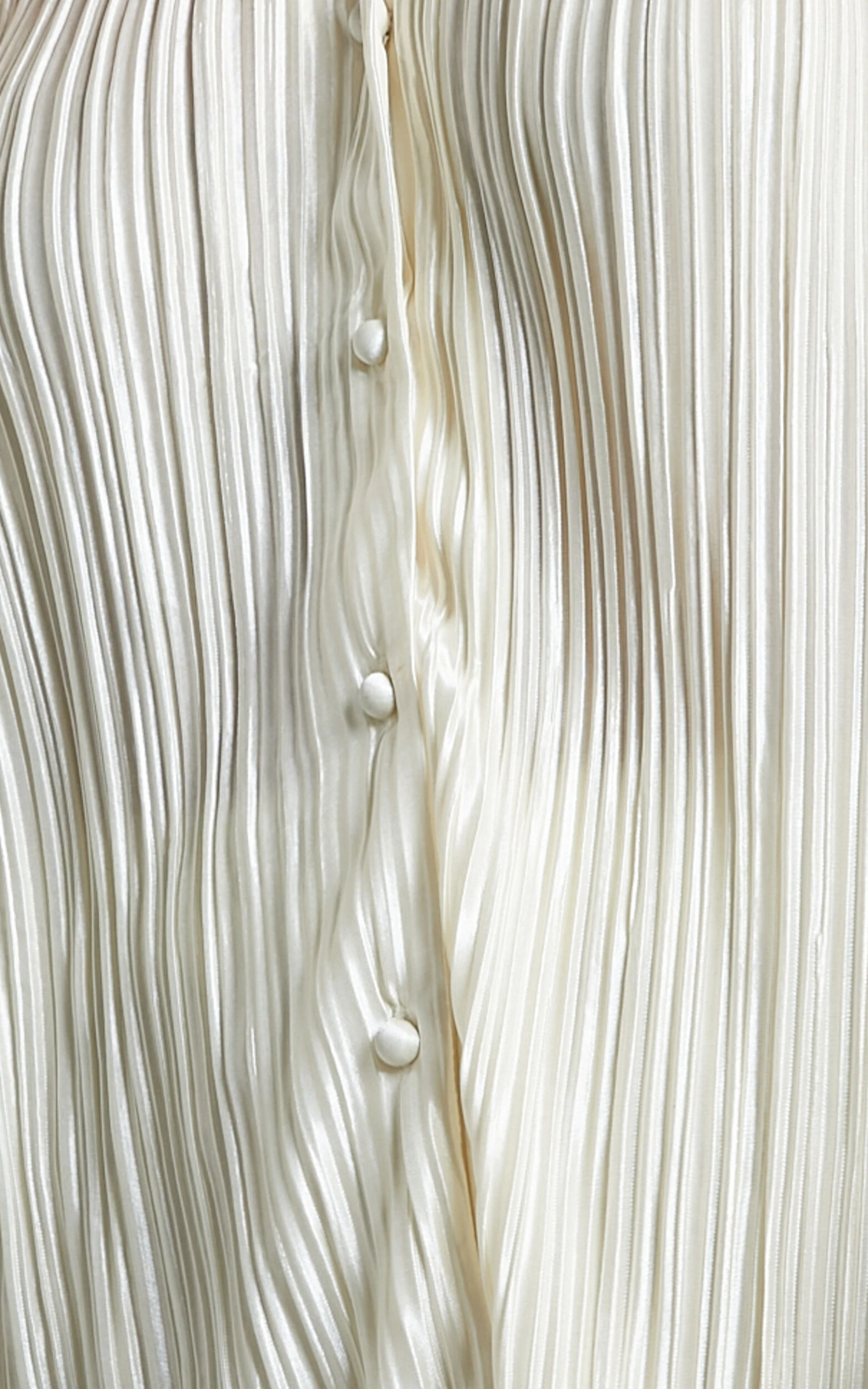 Showpo Beca Plisse Button Up Shirt In Cream 9 Showpo Beca Plisse Button Up Shirt In Cream - Image 9